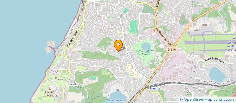 localisation de l'entreprise OLIMANE à BIARRITZ