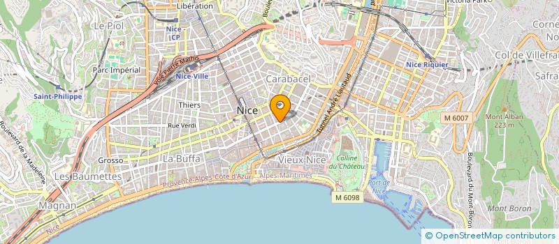 localisation de l'entreprise OLIMARE à NICE