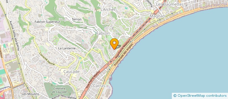 localisation de l'entreprise OLIMARE à NICE