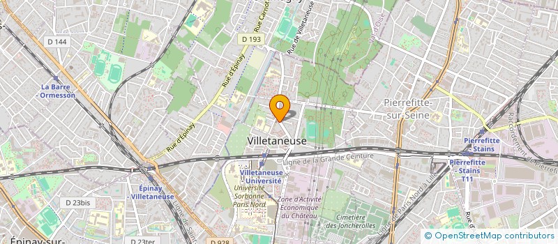 localisation de l'entreprise OLIMARQ à VILLETANEUSE