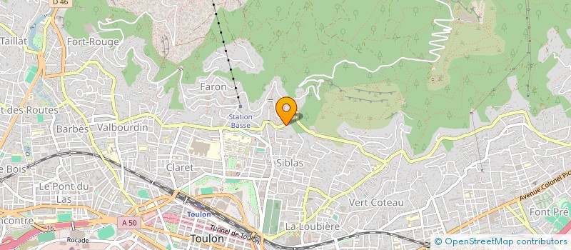 localisation de l'entreprise OLIMAT  TOULON