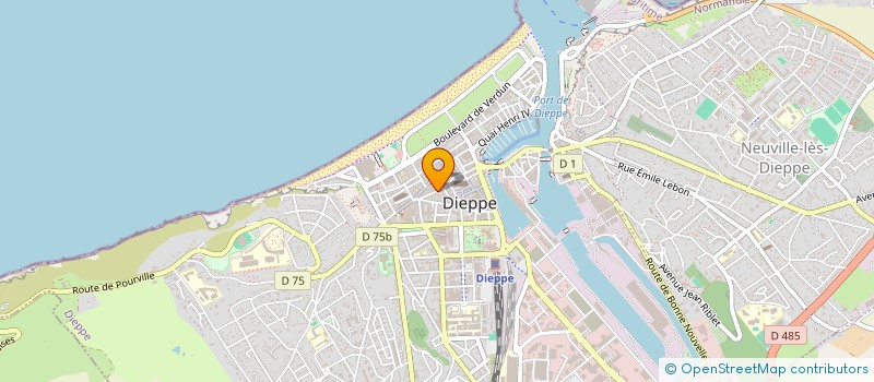 localisation de l'entreprise OLIMAU  DIEPPE