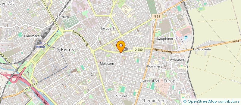 localisation de l'entreprise OLIMEL  REIMS