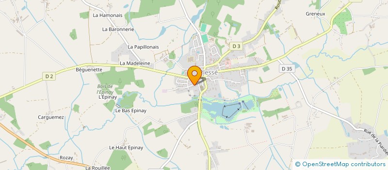 localisation de l'entreprise OLIMEN  PLESSE