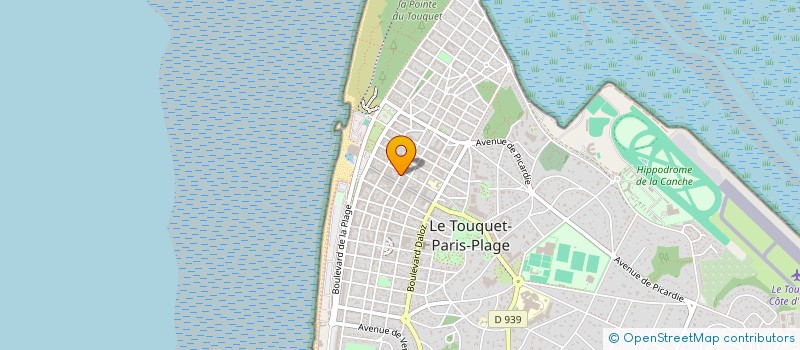 localisation de l'entreprise OLIMMO à LE TOUQUET-PARIS-PLAGE