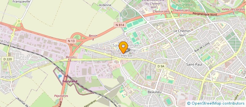 localisation de l'entreprise OLIMMO  SAINT-GERMAIN-LA-BLANCHE-HERBE