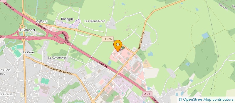 localisation de l'entreprise OLIMMOBILIER  VIERZON