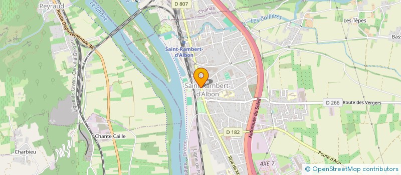 localisation de l'entreprise OLIMP  SAINT-RAMBERT-D'ALBON