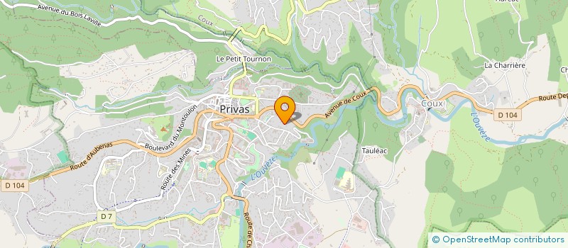 localisation de l'entreprise OLINDINA  PRIVAS