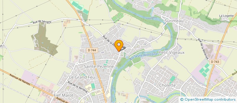 localisation de l'entreprise OLINE à NIORT