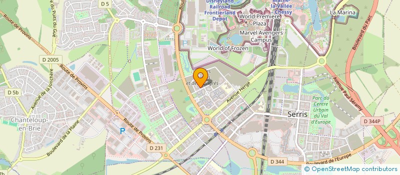 localisation de l'entreprise OLINE GROUP  CHESSY