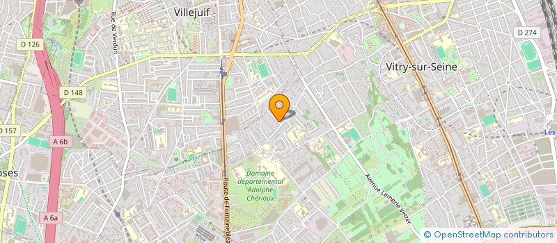 localisation de l'entreprise OLINON  VITRY-SUR-SEINE