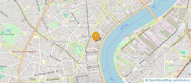 localisation de l'entreprise OLIONDOR à BORDEAUX
