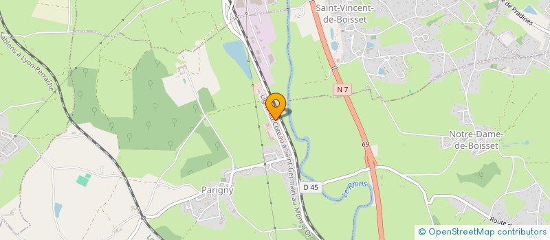 localisation de l'entreprise OLIONDOR à PARIGNY