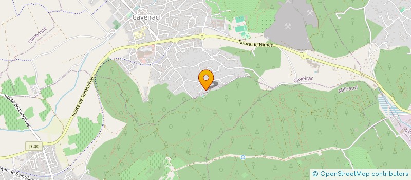 localisation de l'entreprise OLIOU  CAVEIRAC