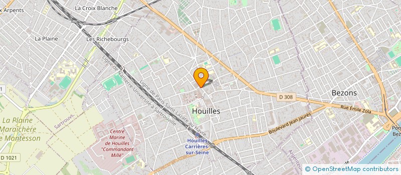 localisation de l'entreprise OLIOUD CONSULTING  HOUILLES
