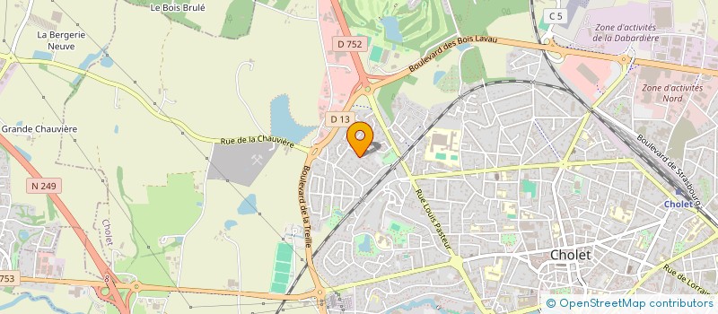 localisation de l'entreprise OLIPA à CHOLET