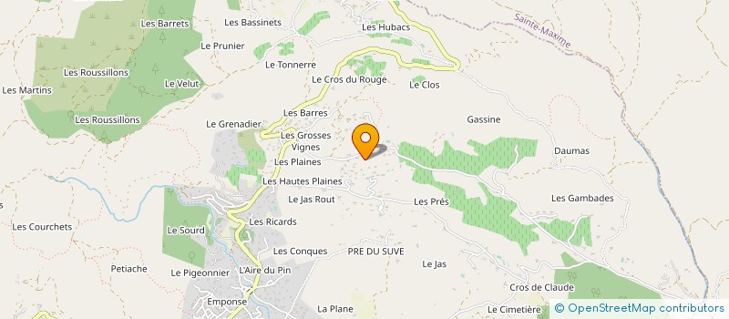 localisation de l'entreprise OLIPALM  LE PLAN-DE-LA-TOUR