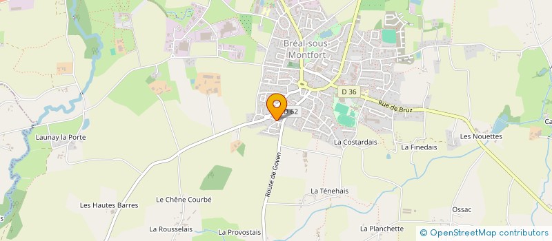 localisation de l'entreprise OLIPAS  BREAL-SOUS-MONTFORT