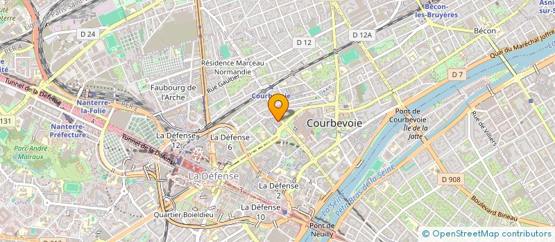 localisation de l'entreprise OLIPAZ à COURBEVOIE