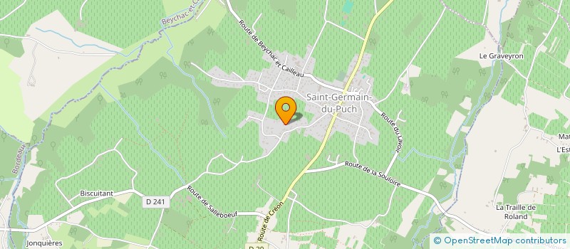 localisation de l'entreprise OLIPHAIN  SAINT-GERMAIN-DU-PUCH