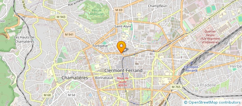 localisation de l'entreprise OLIPHANT à CLERMONT-FERRAND