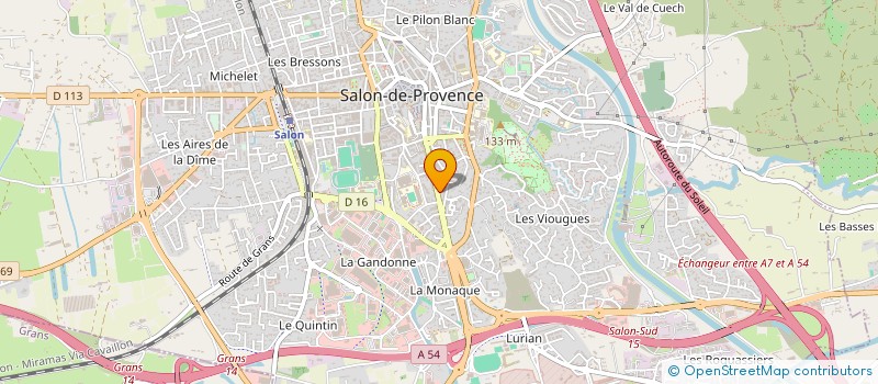 localisation de l'entreprise OLIPHI  SALON-DE-PROVENCE