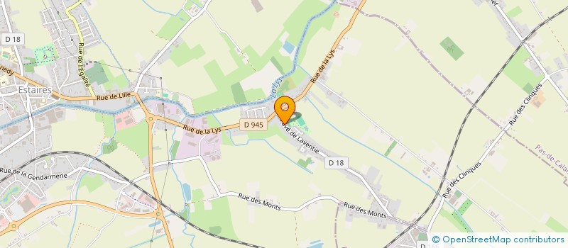 localisation de l'entreprise OLIRINE à LA GORGUE