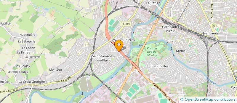 localisation de l'entreprise OLIROM  LE MANS