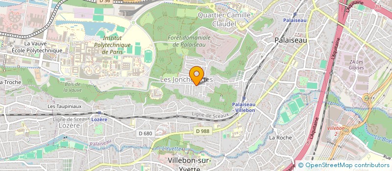 localisation de l'entreprise OLIRYC à PALAISEAU