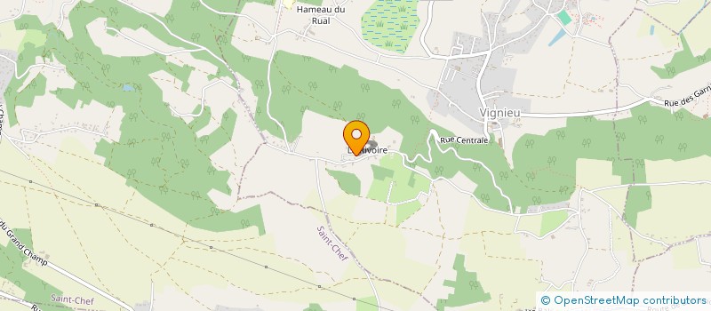 localisation de l'entreprise OLISA  VIGNIEU