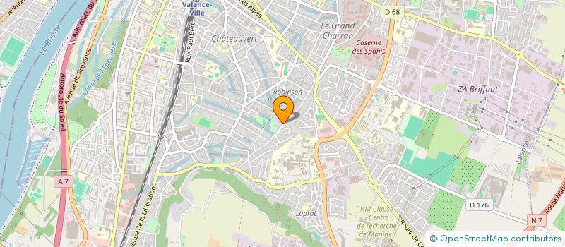 localisation de l'entreprise OLISA ERMITAGE  VALENCE