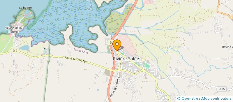 localisation de l'entreprise OLISAM à RIVIERE SALEE