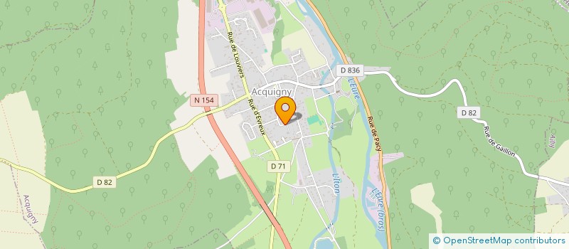 localisation de l'entreprise OLISAN  ACQUIGNY