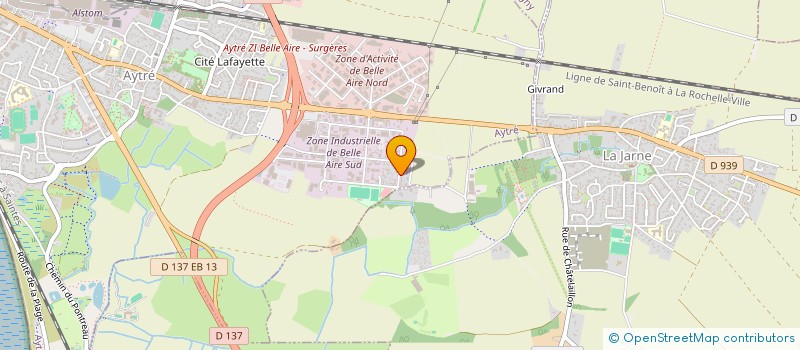 localisation de l'entreprise OLISANE  AYTRE