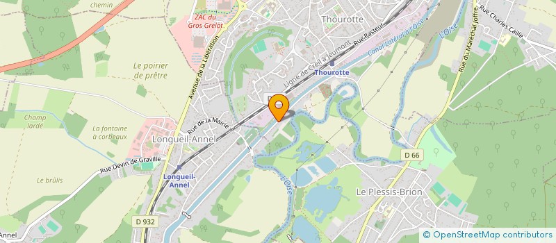 localisation de l'entreprise OLISERV  THOUROTTE