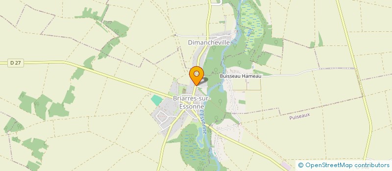 localisation de l'entreprise OLISEV 45 à BRIARRES-SUR-ESSONNE