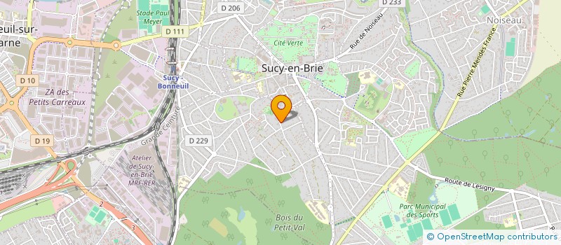 localisation de l'entreprise OLISIPO à SUCY-EN-BRIE