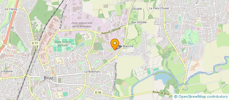 localisation de l'entreprise OLISOFRE  BRUZ