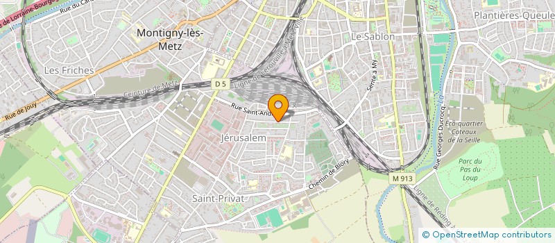 localisation de l'entreprise OLISOUPROJECT à MONTIGNY-LES-METZ
