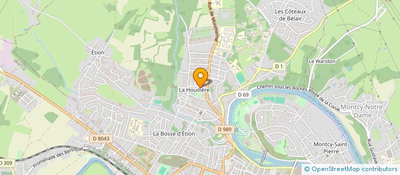 localisation de l'entreprise OLISPA à CHARLEVILLE-MEZIERES
