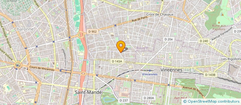localisation de l'entreprise OLISS INFORMATIQUE à MONTREUIL