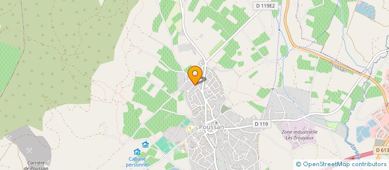 localisation de l'entreprise OLISTER  POUSSAN