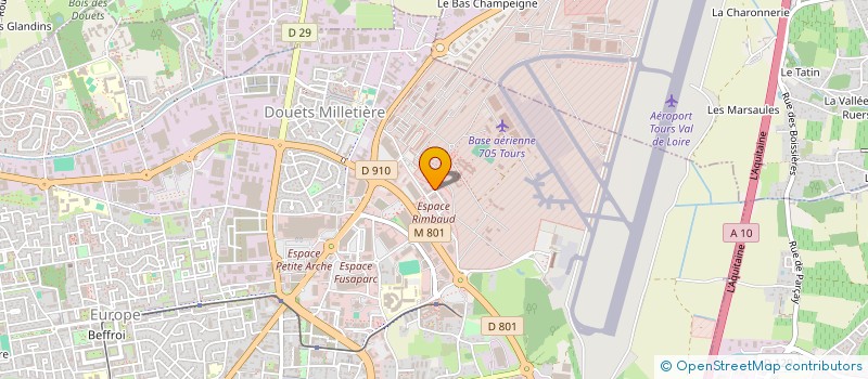 localisation de l'entreprise OLISTIK  TOURS