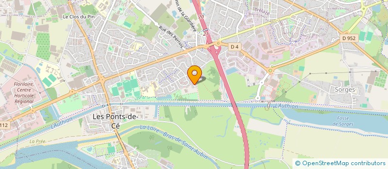 localisation de l'entreprise OLISY  LES PONTS-DE-CE