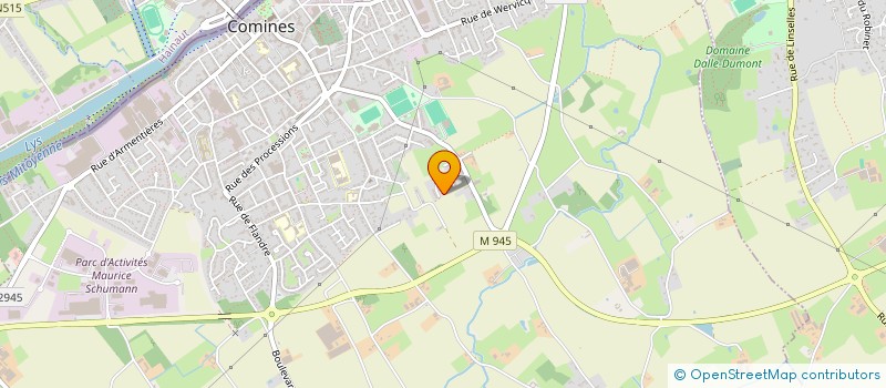 localisation de l'entreprise OLITECH à COMINES