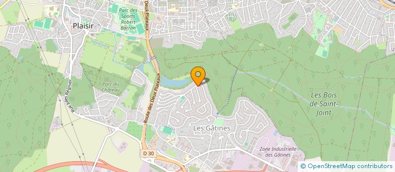 localisation de l'entreprise OLIV 74  PLAISIR