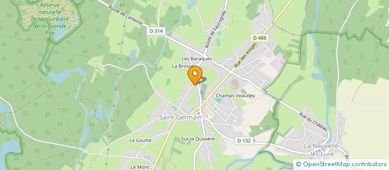 localisation de l'entreprise OLIV'AMENAGEMENT  SAINT-GERMAIN