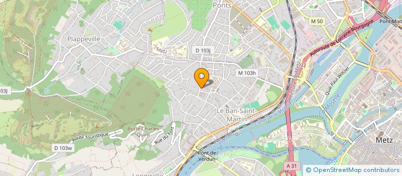 localisation de l'entreprise OLIV'AUTO  LE BAN-SAINT-MARTIN