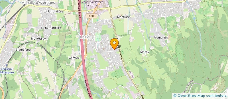 localisation de l'entreprise OLIV'IMMO  LISSIEU